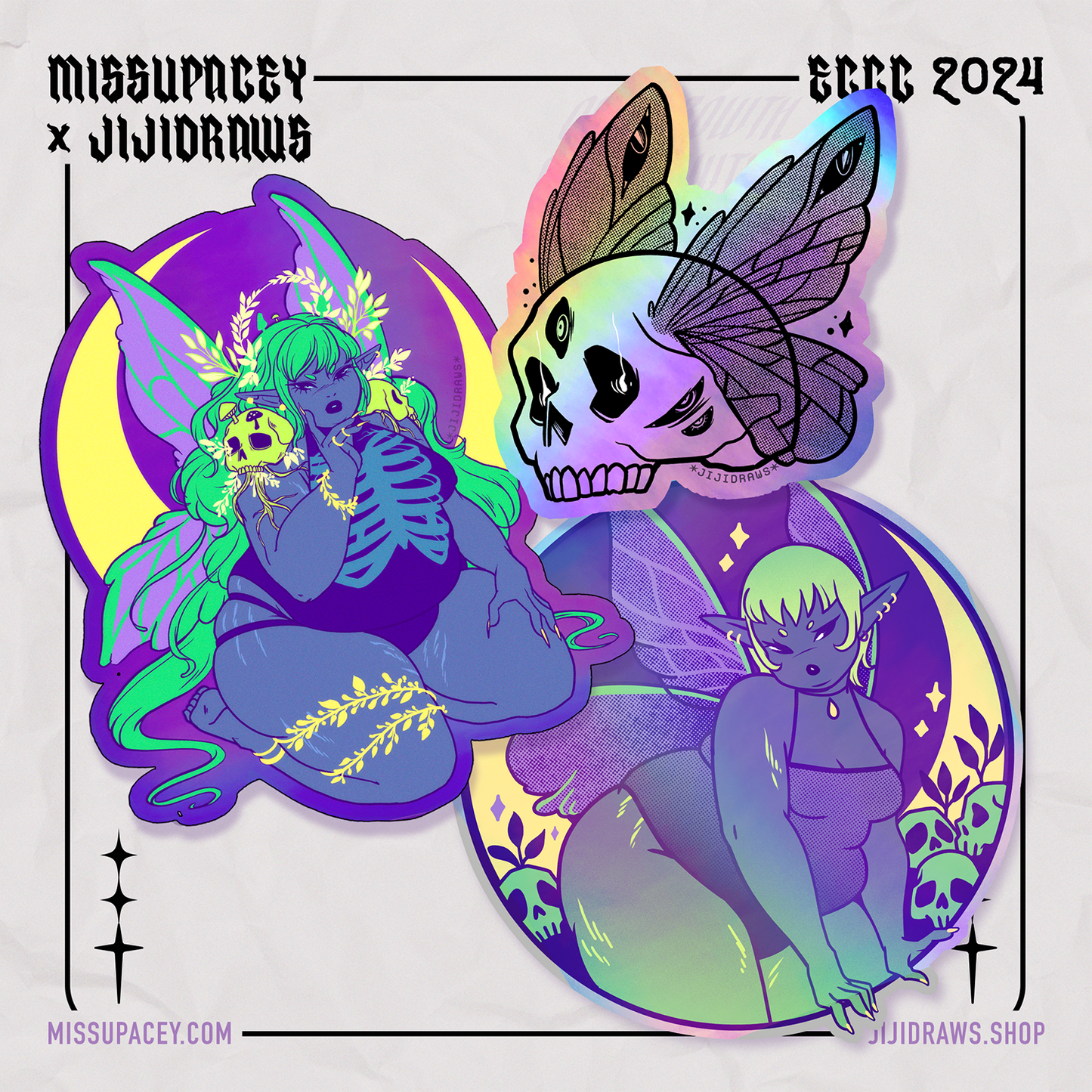 Overgrowth Collab Sticker Set | Missupacey x Jijidraws