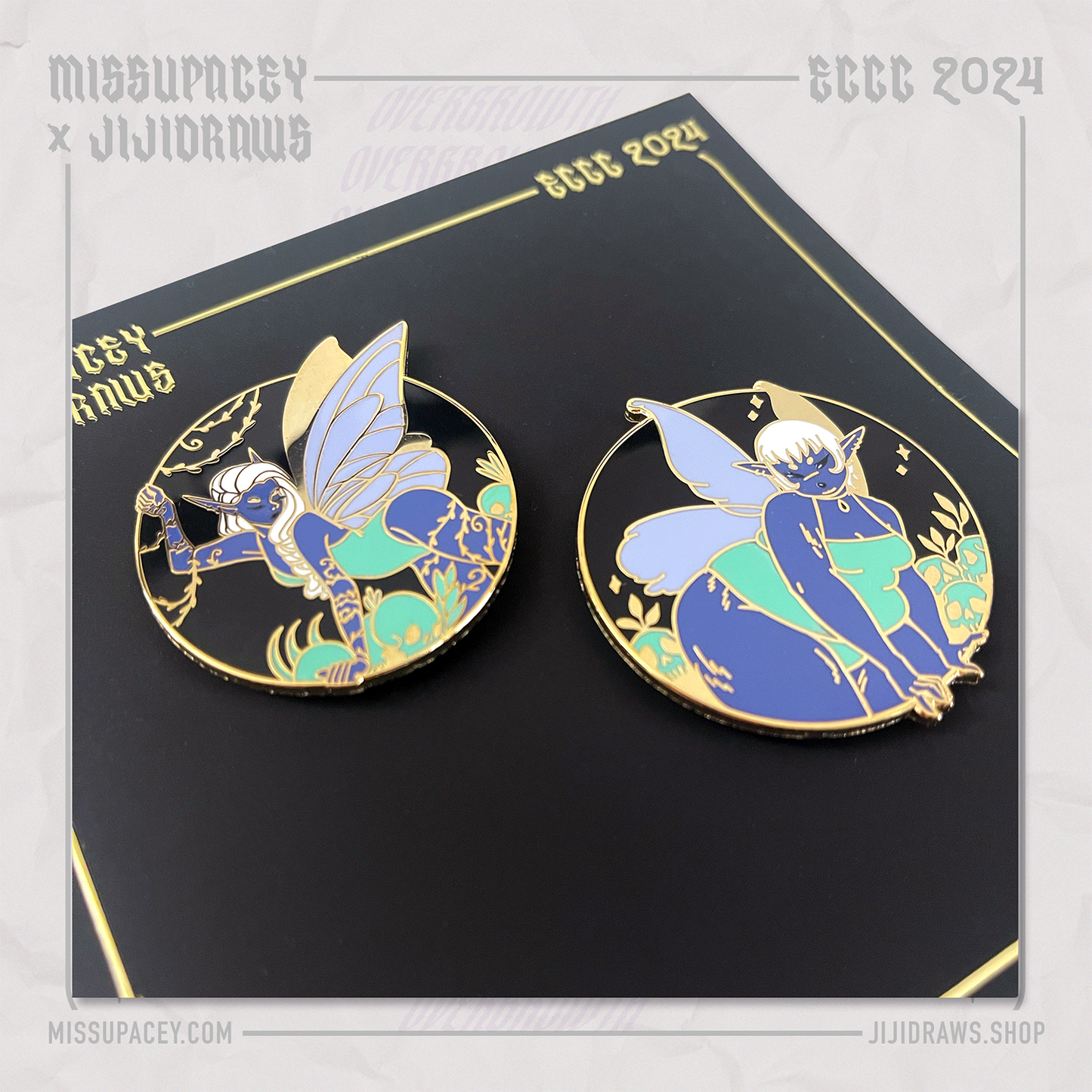 Overgrowth Collab Pin Set | Missupacey x Jijidraws