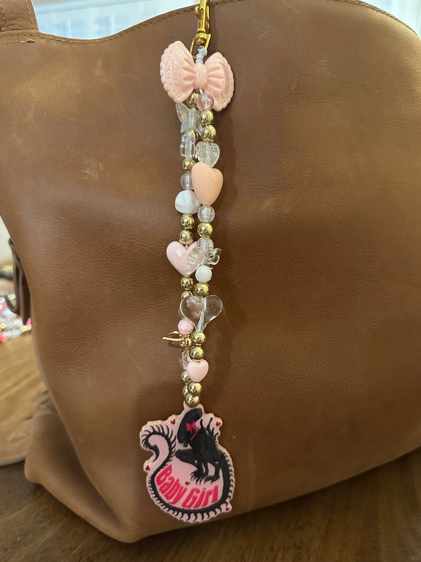 Baby Girl Keychain/Phone Strap