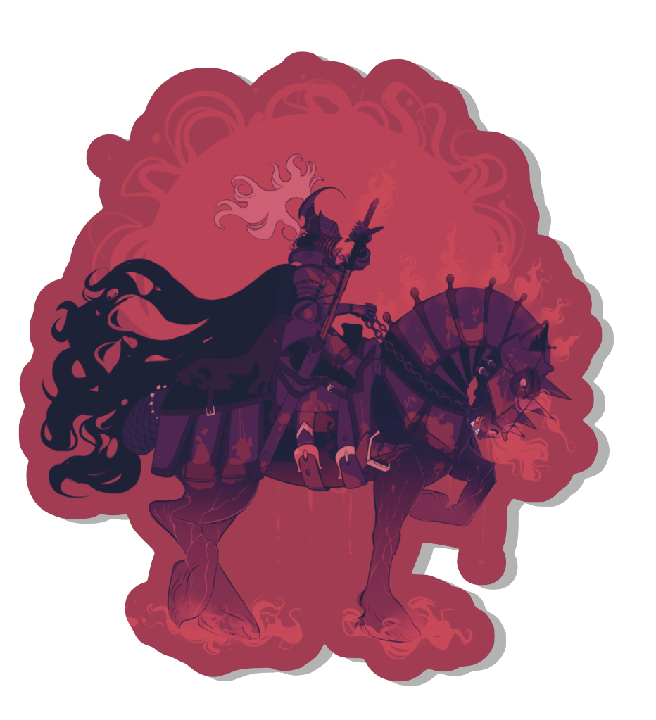 Horsewomen of the Apocalypse Sticker Pack