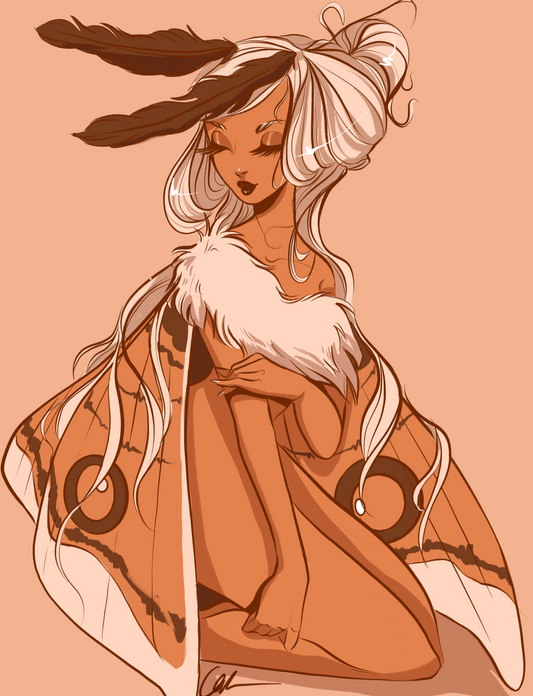 Brown Moth Babe