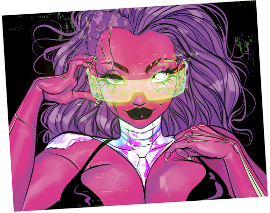 CyberPunk Holo Sticker