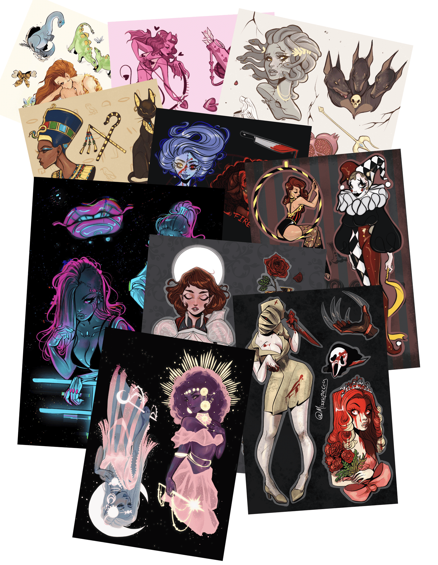 2021 Patreon Sticker Sheet Collection