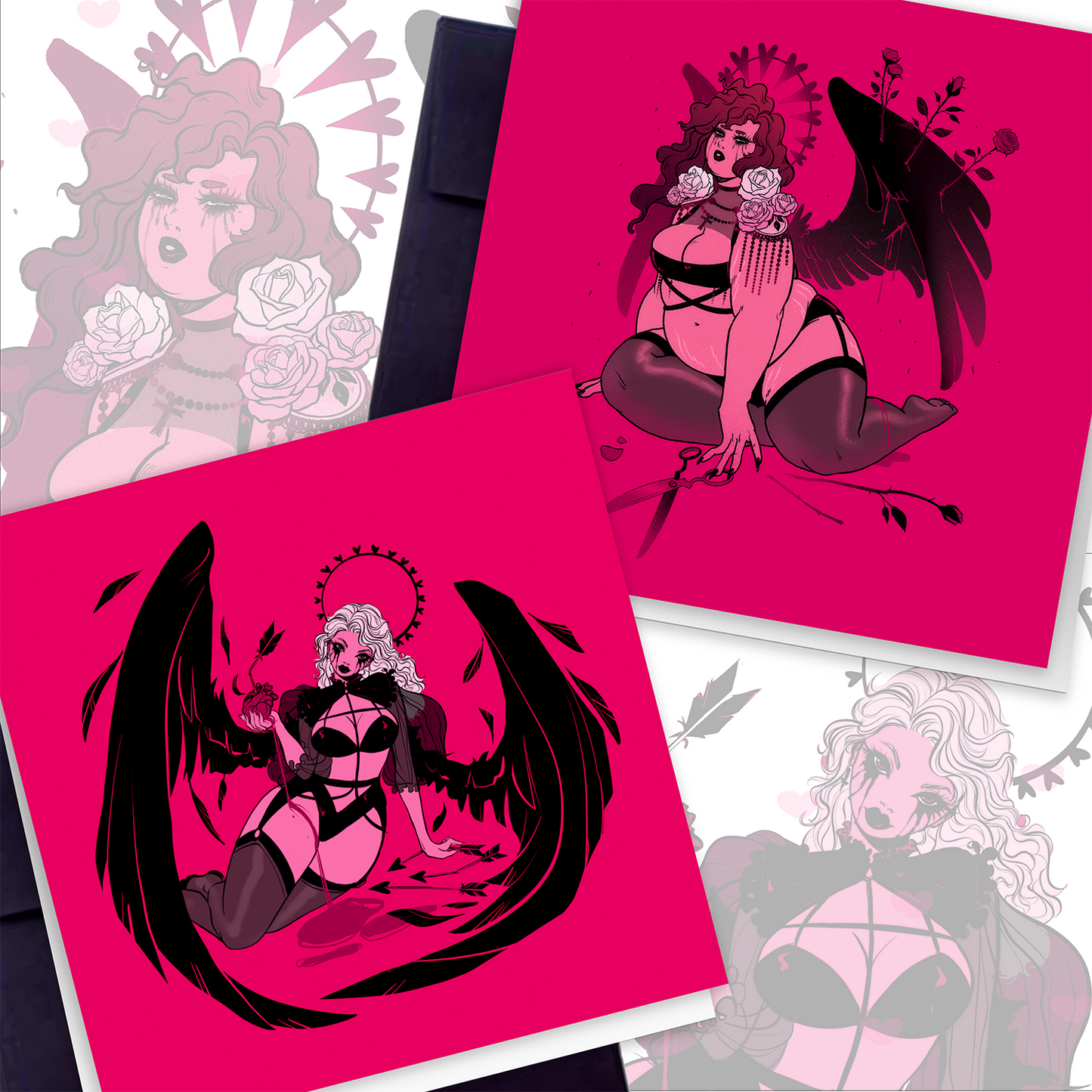 Love is War Collab with Jiji Draws | Valentine's Cards