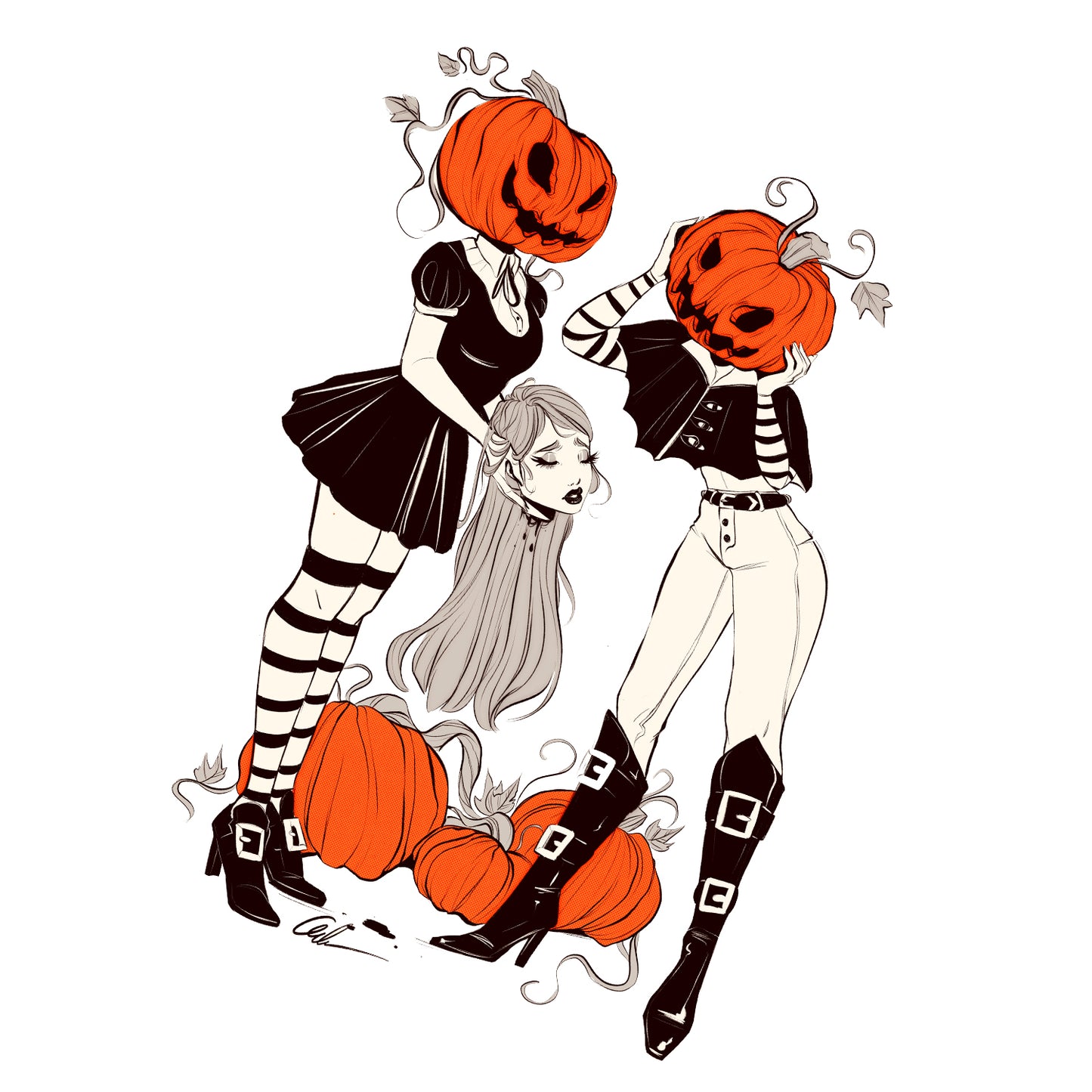 Pumpkin Patch Sticker