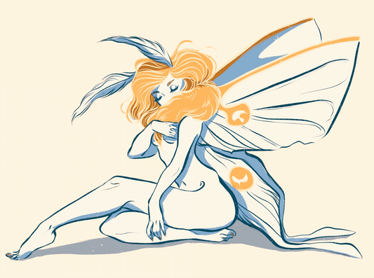 Yellow Moth Babe