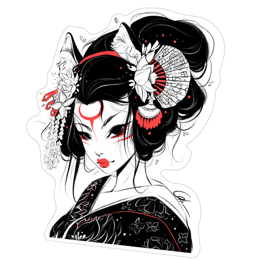 Kitsune Ink Sticker
