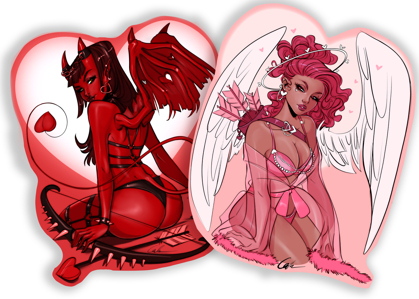 Naughty and Nice Stickers