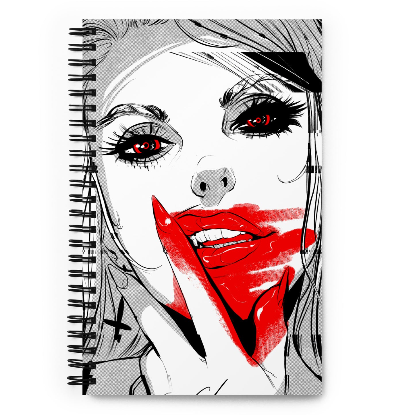 Glitch Spiral notebook