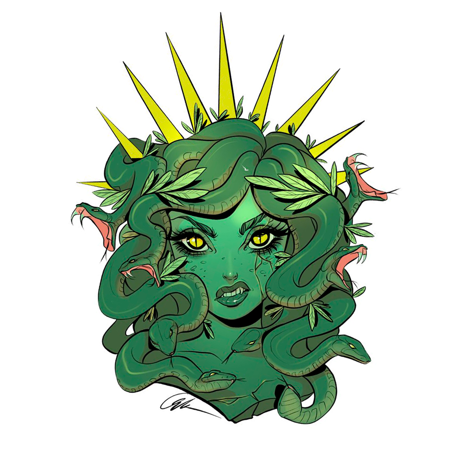 Medusa Sticker