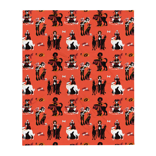 Hellhound Throw Blanket