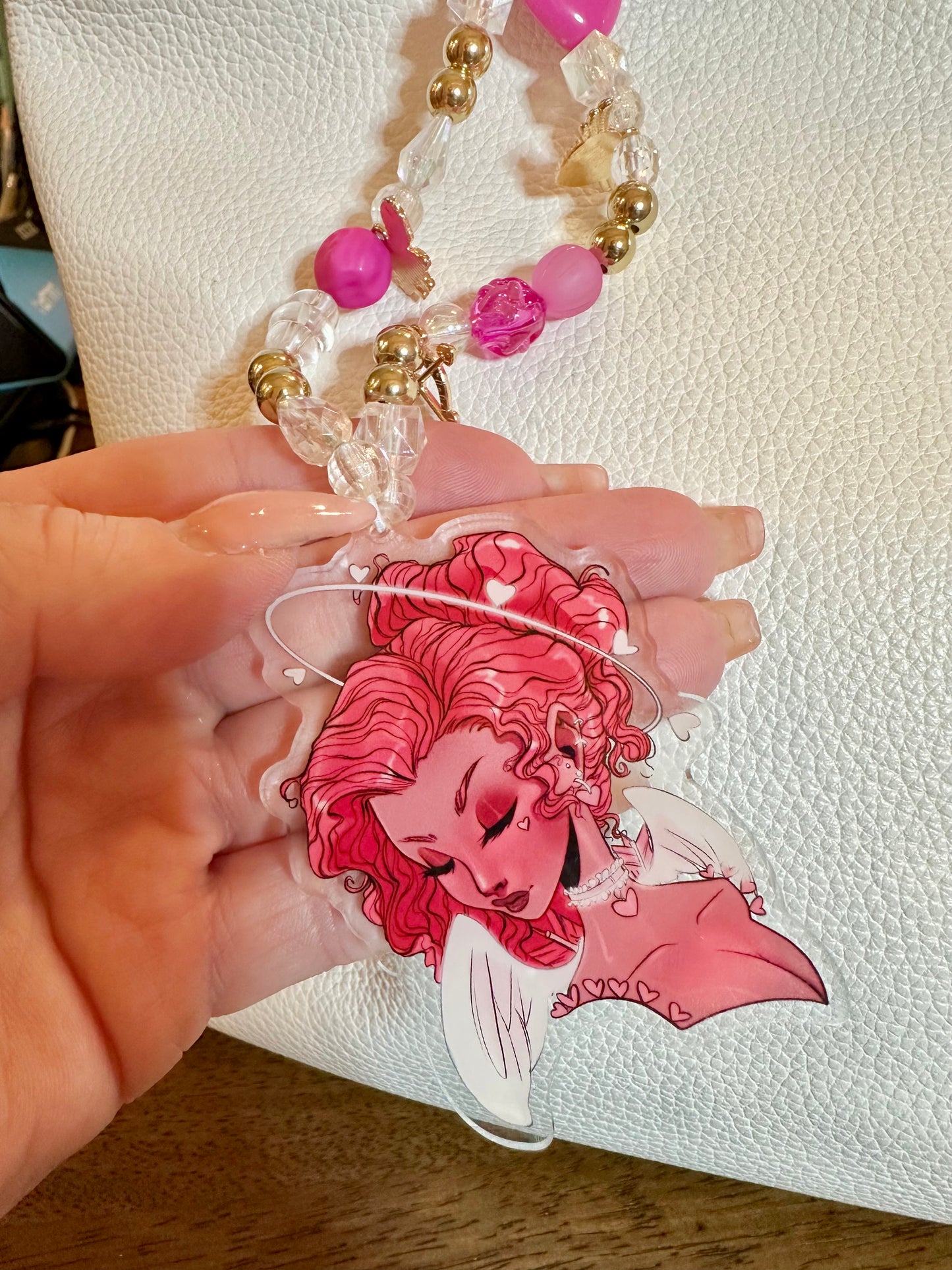Angel Chunky Keychain/Phone Strap