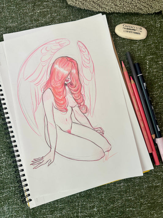 Pink Sketch Original