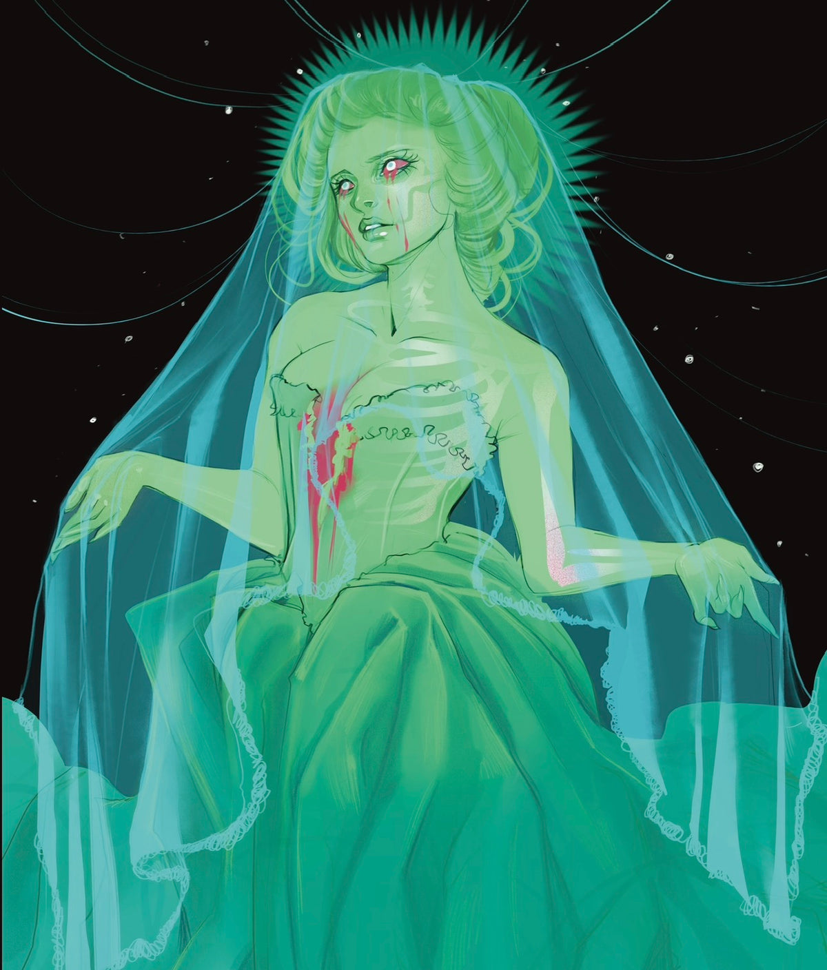 In mourning