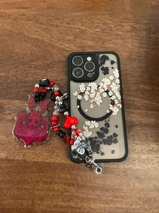 Red Keychain/Phone Strap