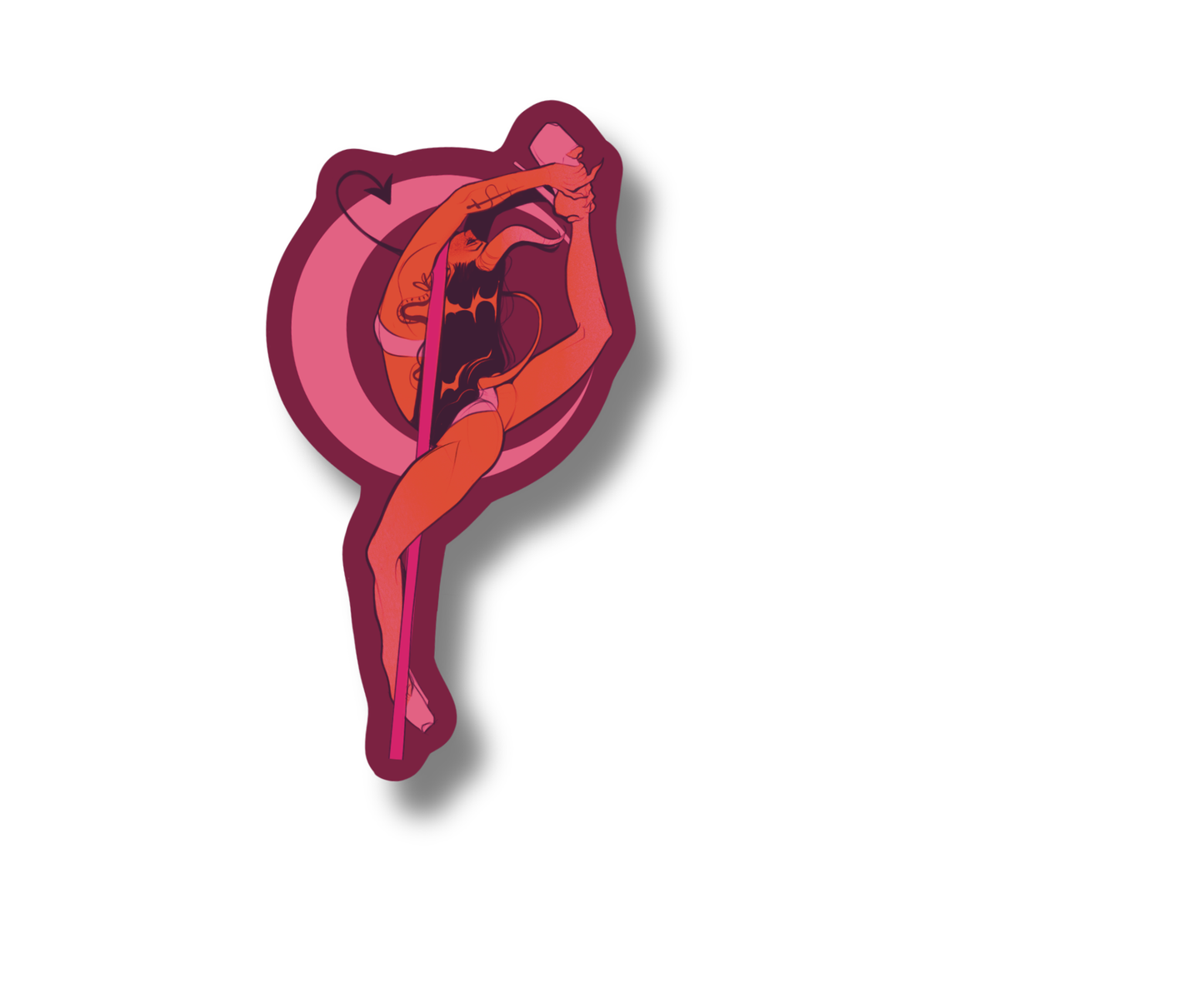 Pole Moves Sticker Set