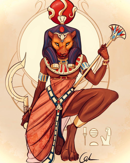Sekhmet [5x7] GOLD FOIL