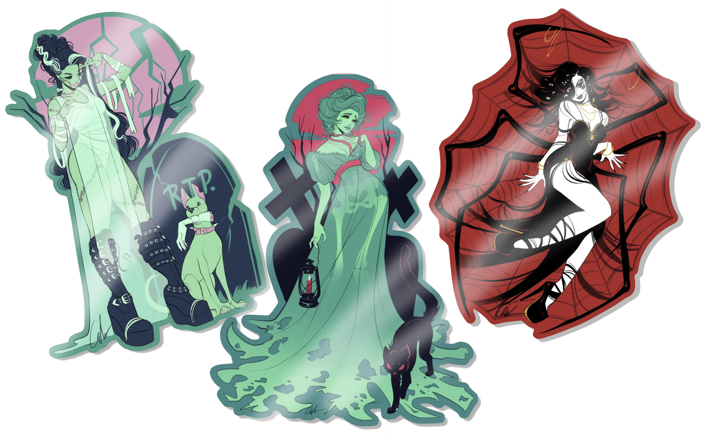 Monster Girls Sticker Collection