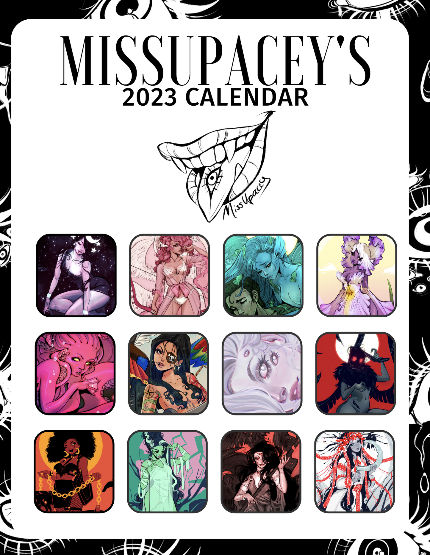 Missupacey's 2023 Art Calendar