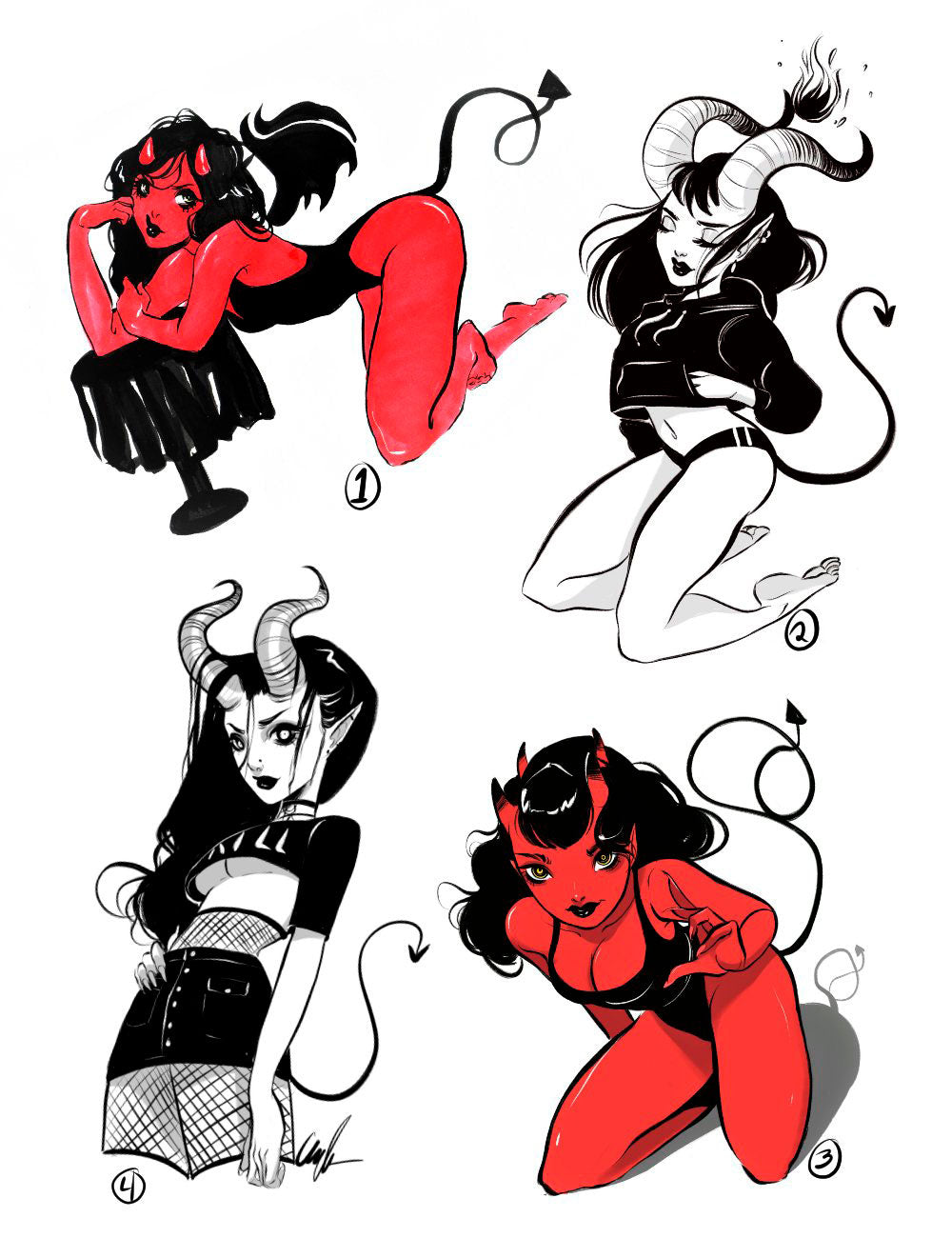 Hot as Hell July Sticker Pack